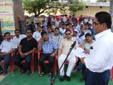 Striking doctors kept talking