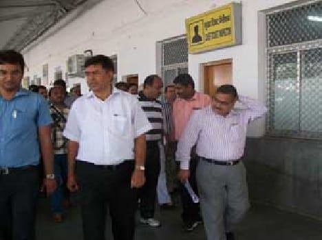 Railway station inspection