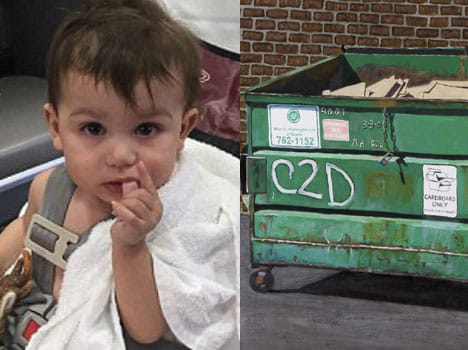 baby found in dumpster