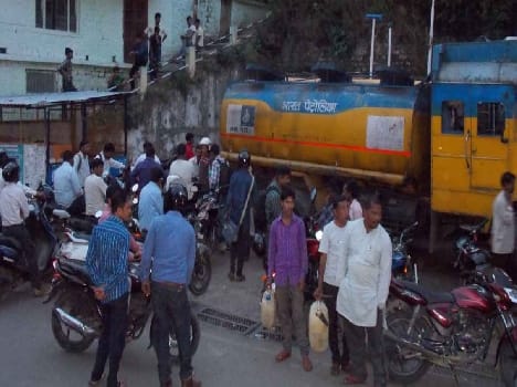 Bageshwar shortage of gasoline.
