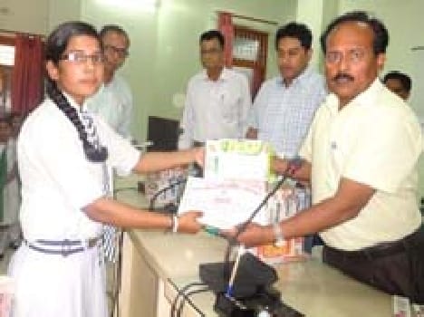 Contest winners received a prize