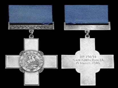 brami devi honoured with britain george cross medal
