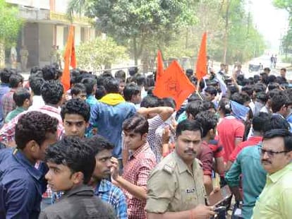 Ruckus in Kanpur bacause of eve teasing.