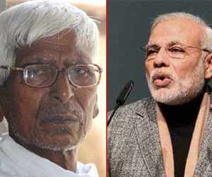 A farmer proposal his land for modi to make a house