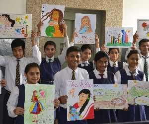 Painting competition winners.