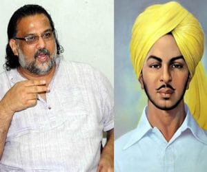 tushar gandhi controversial statement on bhagat singh issue