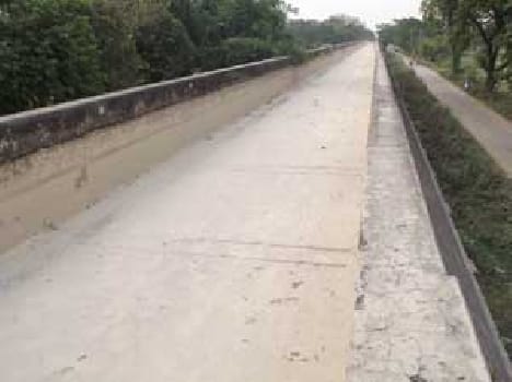 Repair work on canals