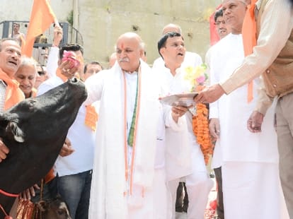 VHP Pravin Togadia statement over actor salman khan.