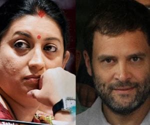 Smriti Irani and Rahul Gandhi to go to Amethi.