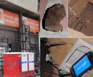 tunnel in bank of broda, CA exam papers were target of robbers