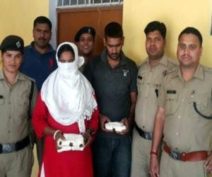 drugs smuggling by samajwadi party lady.