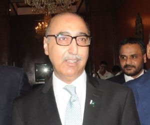 Pakistan high commissioner Abdul Basit in Lucknow.