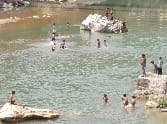 The death of a child from falling into the water -filled pit