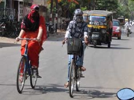 Scorching sun made life uneasy