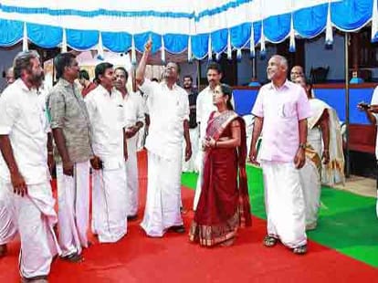 kerla minister married with a farmer