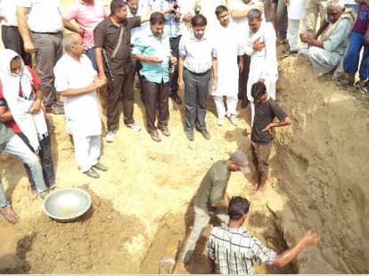 saraswati river official land record found, digging will start