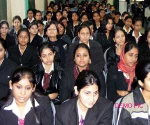 Students waiting for scholorships.