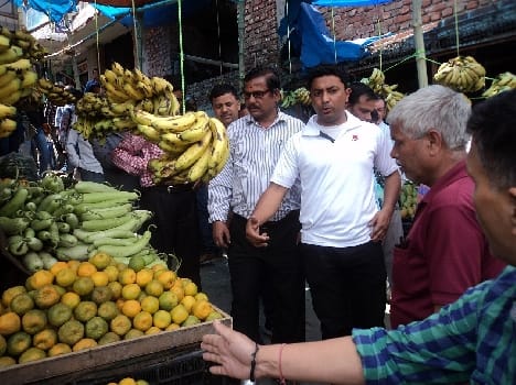 Almora market again encroachment