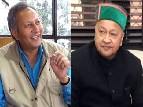  Virbhadra met Mankotia in shimla.