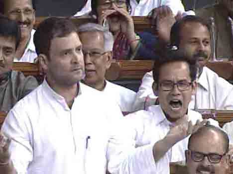 Rahul Gandhi on Land Bill in Parliament 