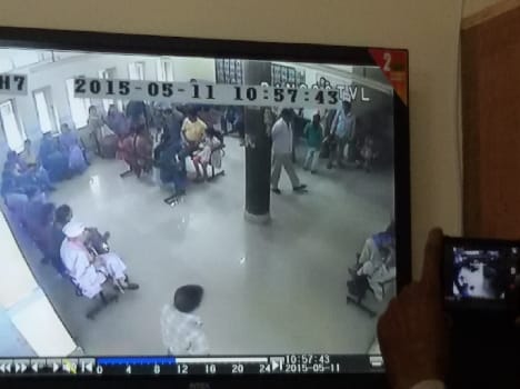Fake doctor CCTV captured