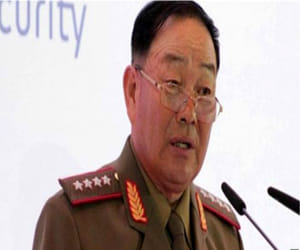 North Korea: defense minister flew from cannon