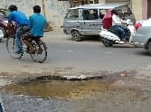 Millions of pipe bursts Liter water flush