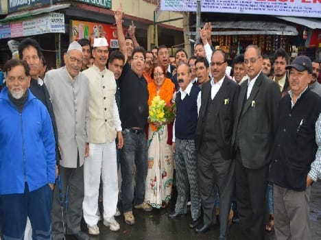 Sarita Arya welcomed in Nainital
