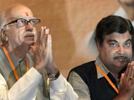 gadkari could not speak in Lok Sabha becuase of advani