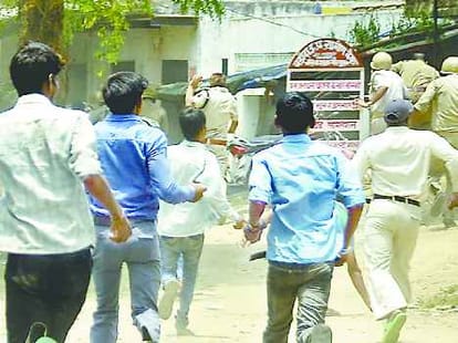 Ruckus in allahabad after 5 people death