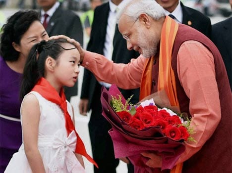 modi tweets despite ban on twitter in china 