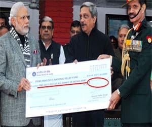 uniqe case of donation in prime minister relief fund