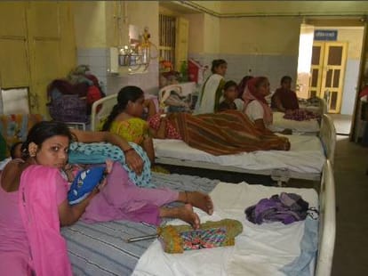 Surprise visit of health minister in a hospital