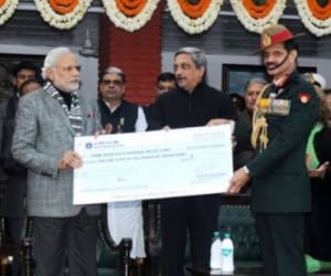 mystery over the Rs 100 crore donation by indian army 
