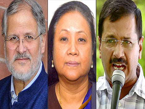 Kejriwal and najeeb jang clash on appointment of Shakuntala Gamlin