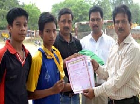 Players were awarded