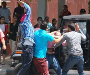 dispute in soi supporters in punjab university campus