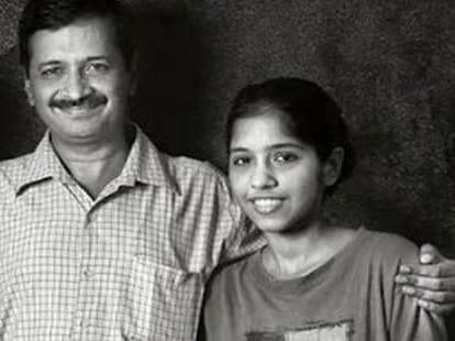 What happened when the daughter of Kejriwal bribing officials