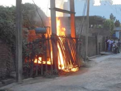 Transformers burnt