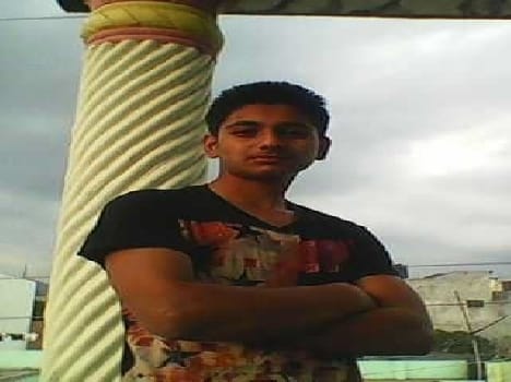 The son swinging on the gallows