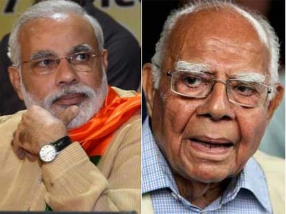 ram Jethmalani said cheated Modi