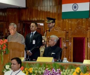 effect of pranab mukherjee address in assambely.
