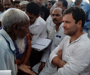 rahul gandhi address rally in amethi
