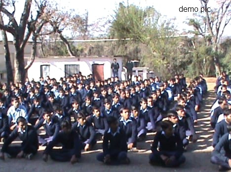 government school student not up to the mark.