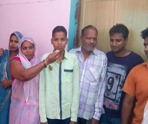 poor family suvesh up top in high school exam