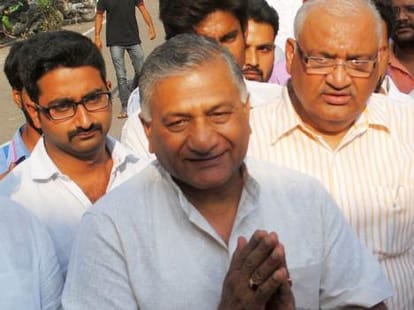 Cabinet minister V K Singh defends PM Narendra Modi.