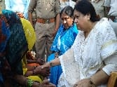 Consoling victims Clean chit to police