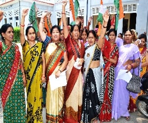 An insult to women's In protest subsides organization