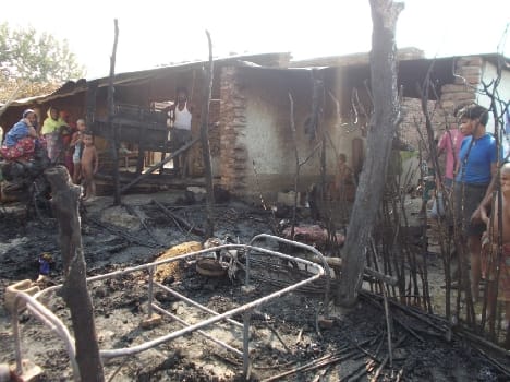 Ptannpurwa village fire Burnt alive innocent