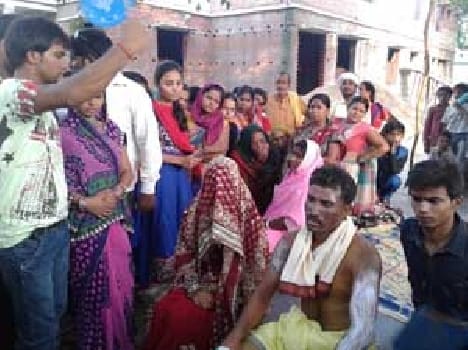 ... Bridal procession reached the hospital